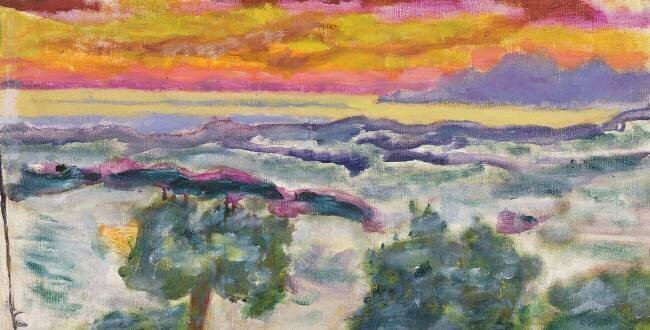 Coucher de soleil Pierre Bonnard