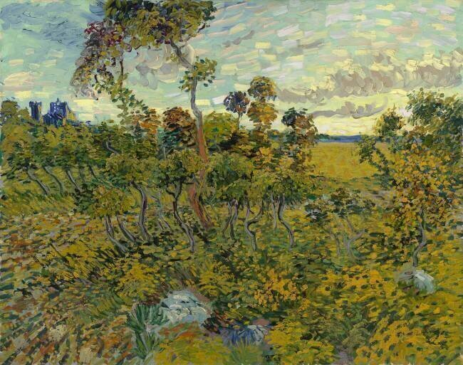 Coucher de soleil à Montmajour Vincent van Gogh