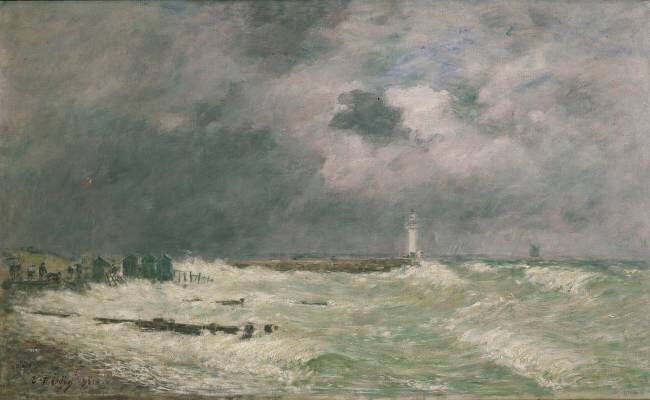 Coup de vent devant Frascati (Havre) Eugène Boudin