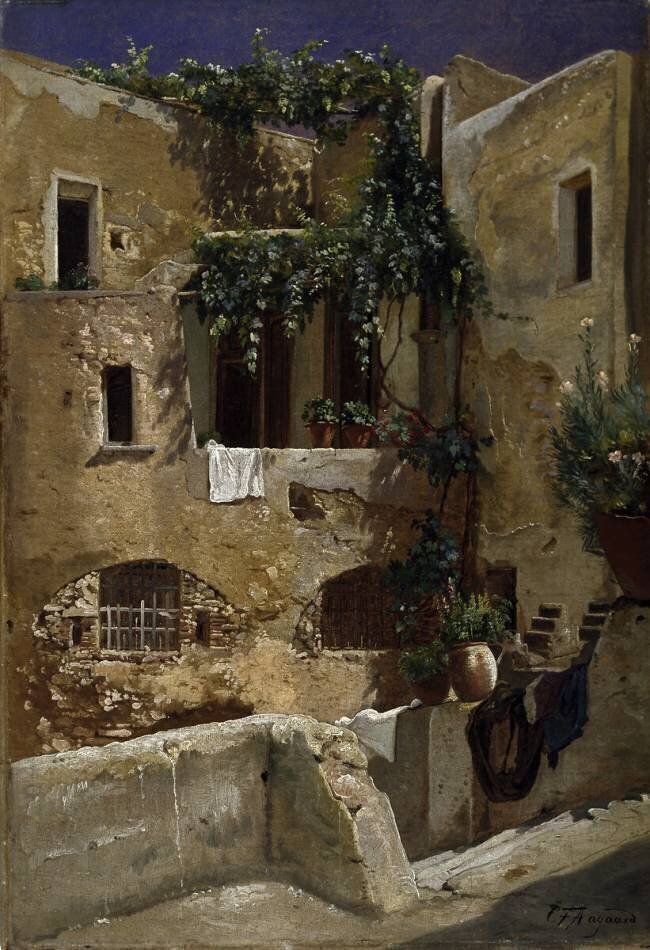 Cour italienne Carl Frederick Aagaard