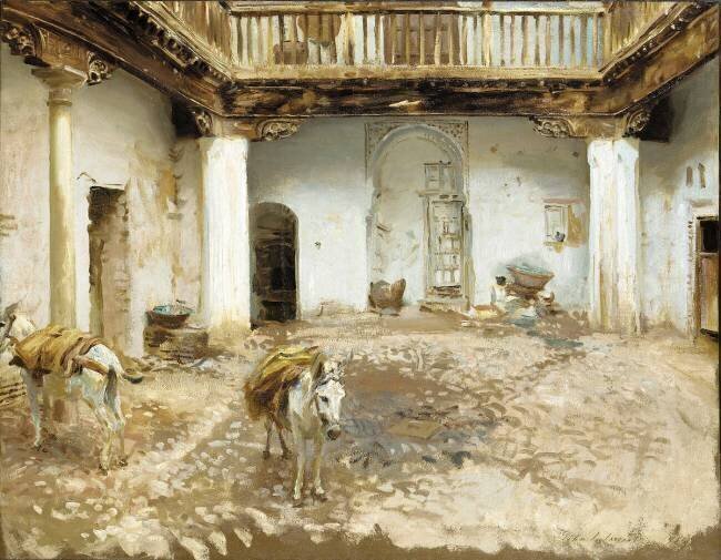 Cour Maure John Singer Sargent