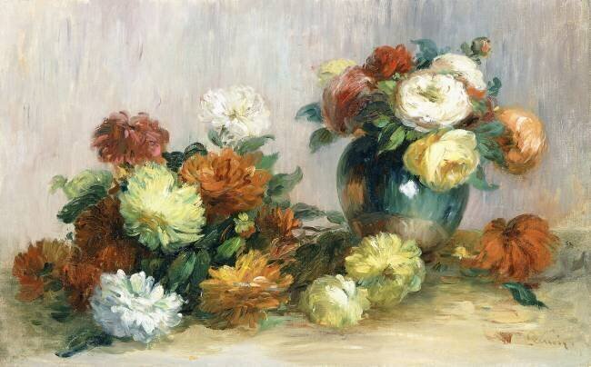 Couronnes de fleurs Auguste Renoir