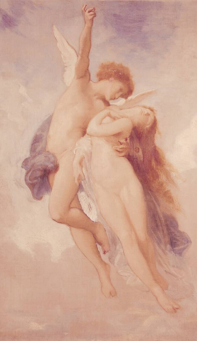 Cupidon et Psyché William Bouguereau