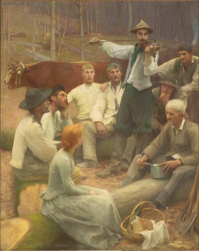 Dans la forêt Pascal Dagnan-Bouveret