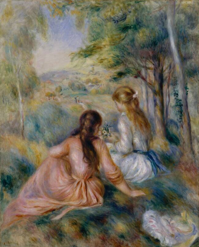 Dans la prairie Auguste Renoir