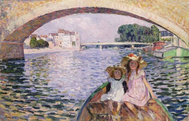 Dans le bateau Henri Lebasque