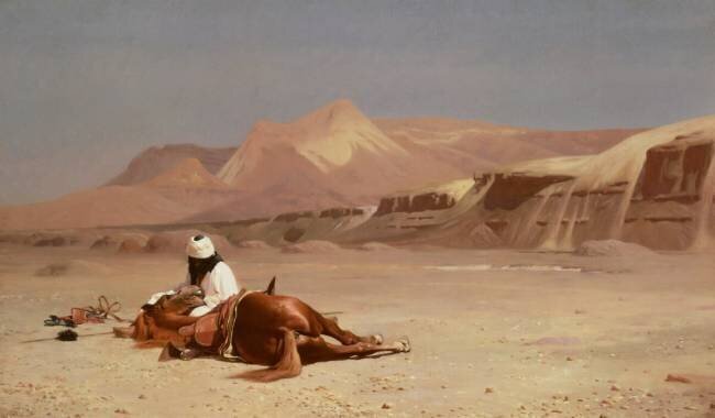 Dans le désert Jean-Léon Gérôme