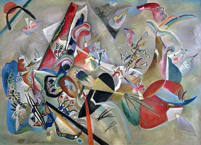 Dans le gris Wassily Kandinsky