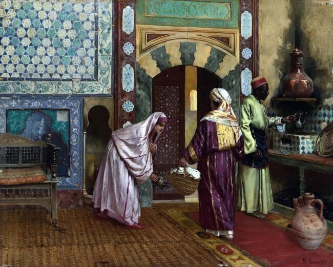 Dans le hammam Rudolf Ernst