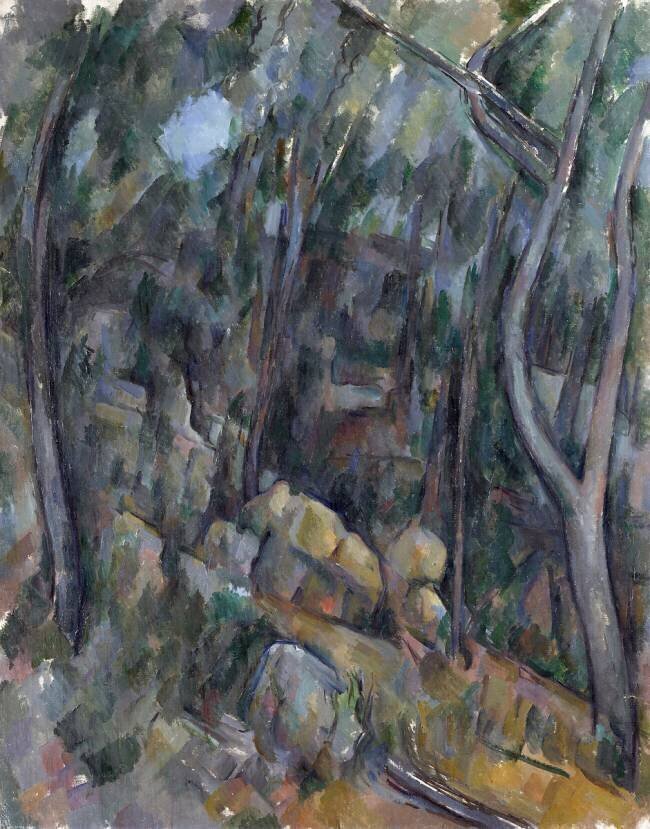 Dans le parc de Château Noir Paul Cézanne