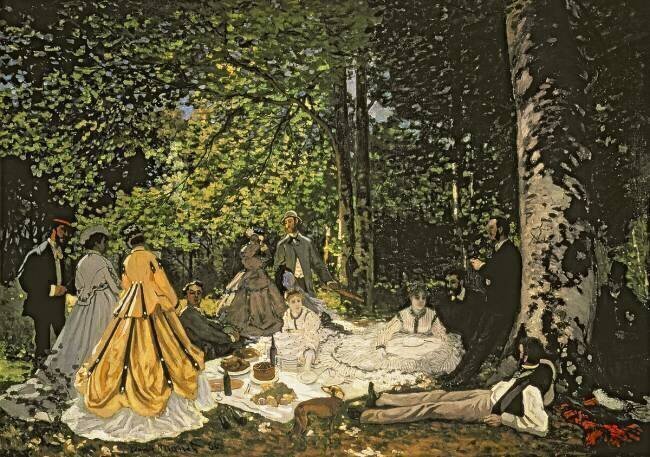 Déjeuner sur l'herbe Claude Monet