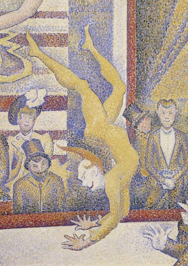 Détail du Cirque Georges Seurat