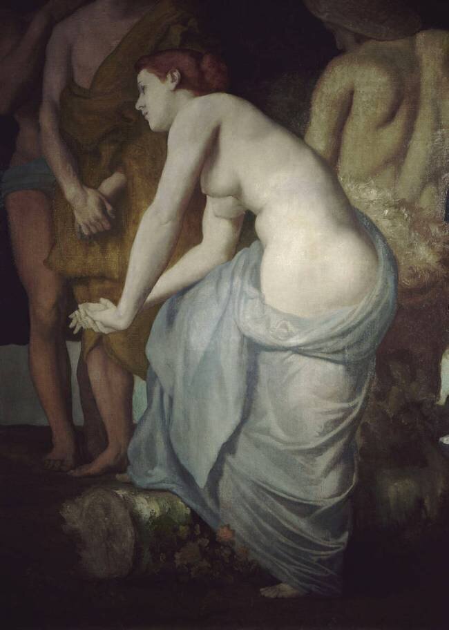 Détail du Repos Pierre Puvis de Chavannes