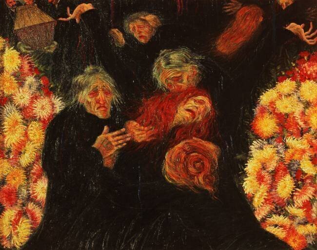 Deuil Umberto Boccioni