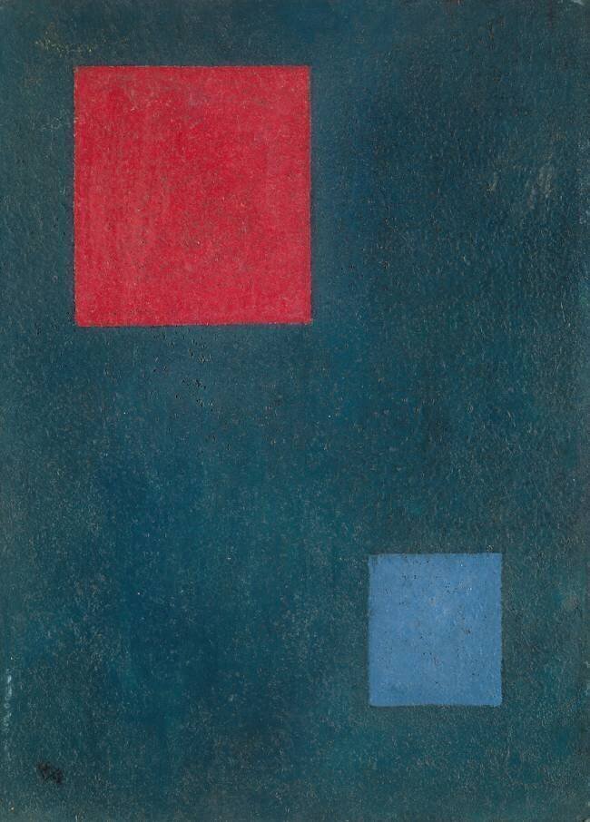 Deux carrés Wassily Kandinsky
