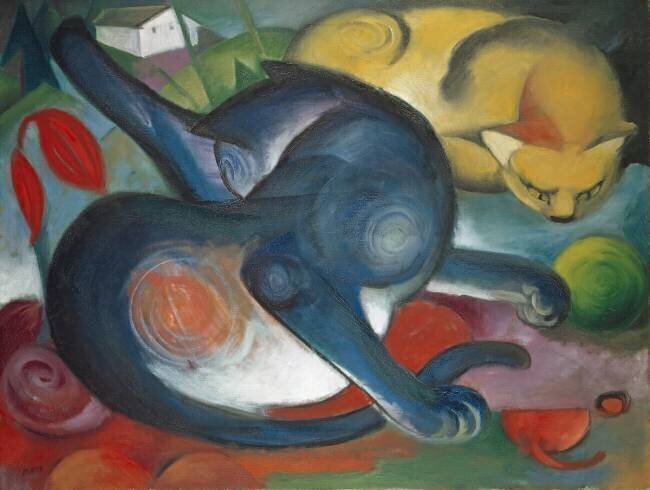 Deux chats Franz Marc
