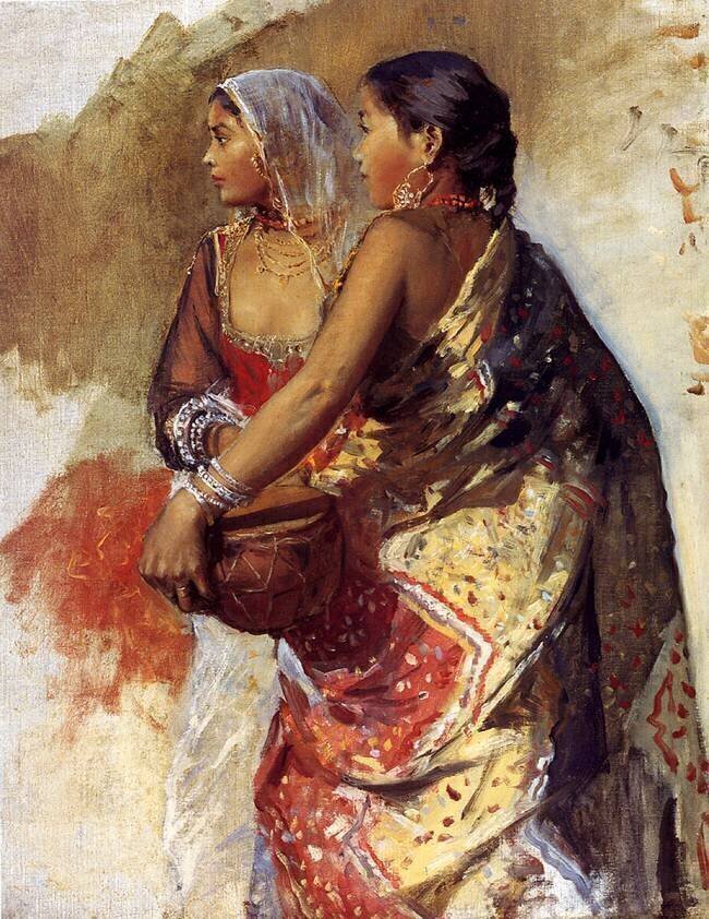 Deux filles Nautch Edwin Lord Weeks