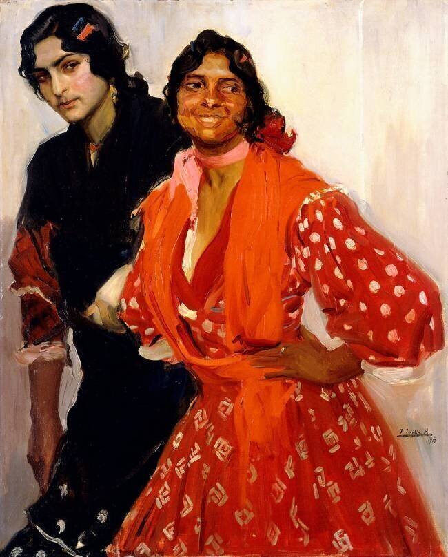 Deux Gitanes Joaquin Sorolla y Bastida