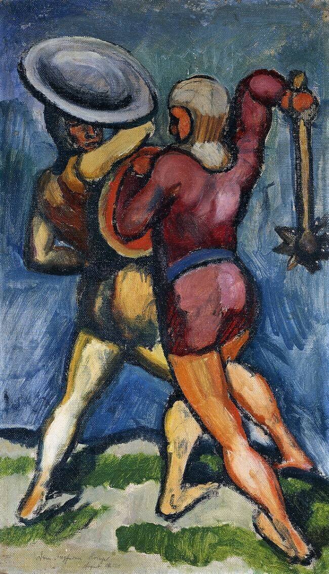 Deux Guerrier August Macke