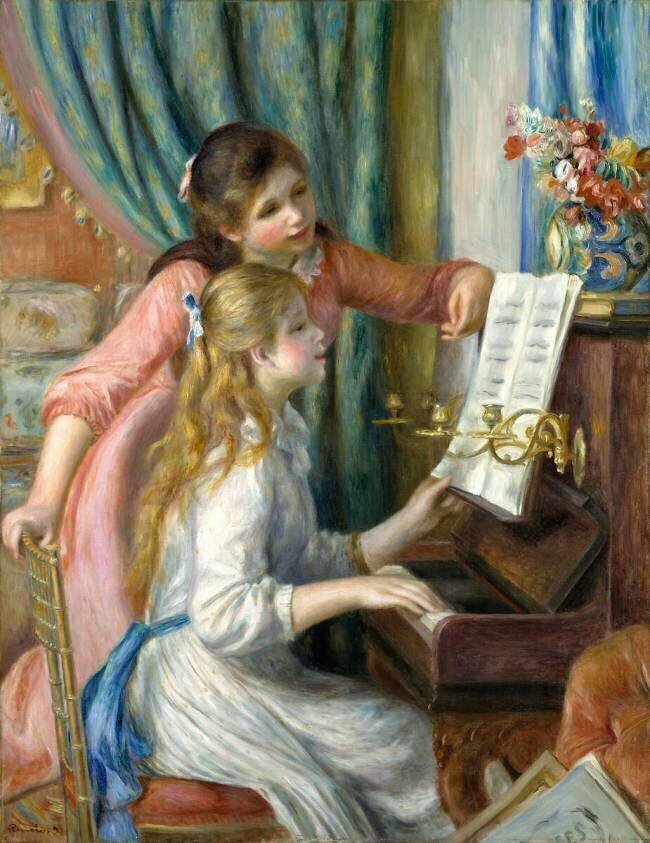 Deux jeunes filles au piano Auguste Renoir