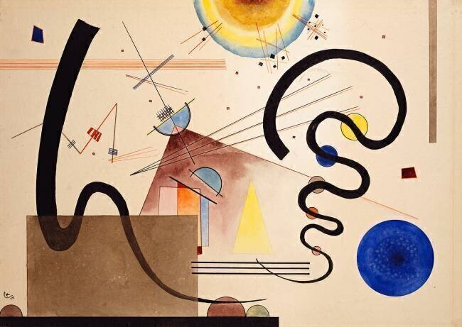 Deux motions Wassily Kandinsky