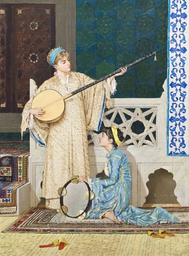 Deux musiciennes Osman Hamdi Bey