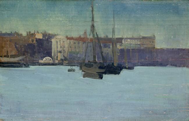 Dieppe Harbour Walter Richard Sickert