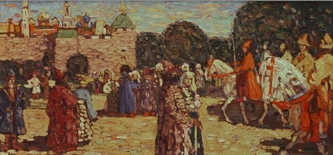 Dimanche, Vieille Russie Wassily Kandinsky