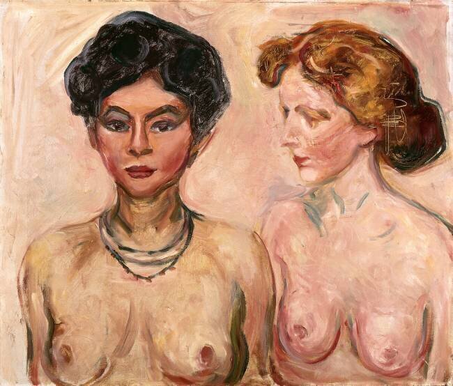 Double Portrait Edvard Munch