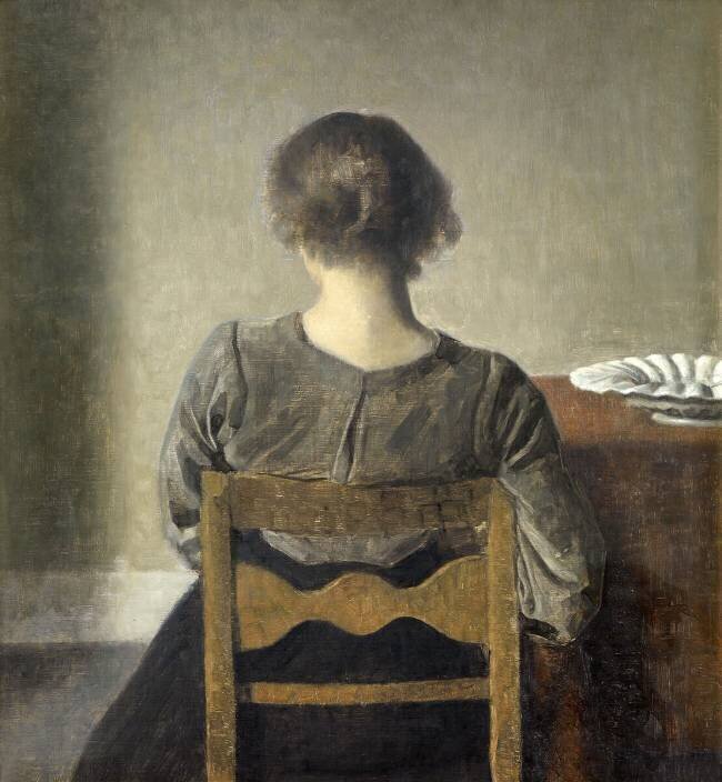 Du repos Vilhelm Hammershoi