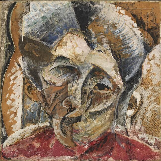 Dynamisme d'une tête de femme Umberto Boccioni