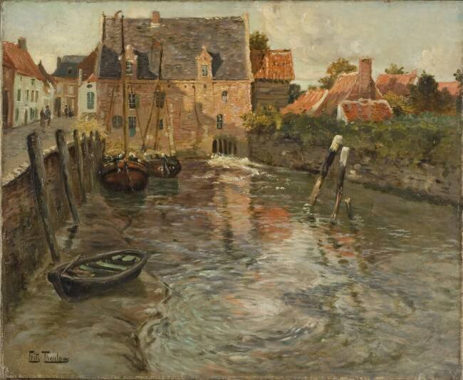 Eaux basses Frits Thaulow