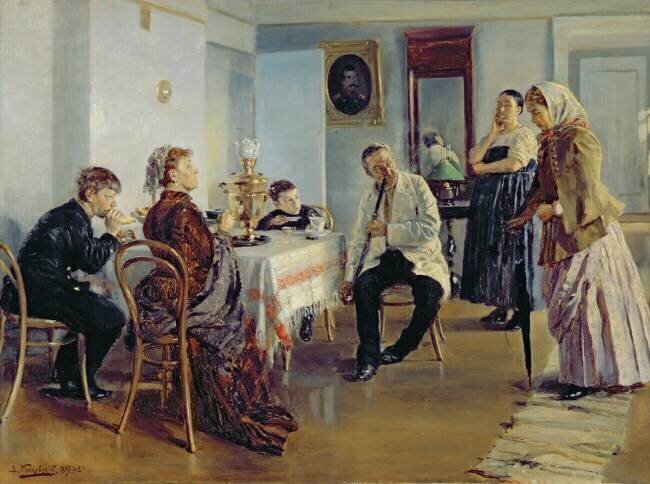 Embauche d'une femme de ménage Vladimir Egorovic Makovsky