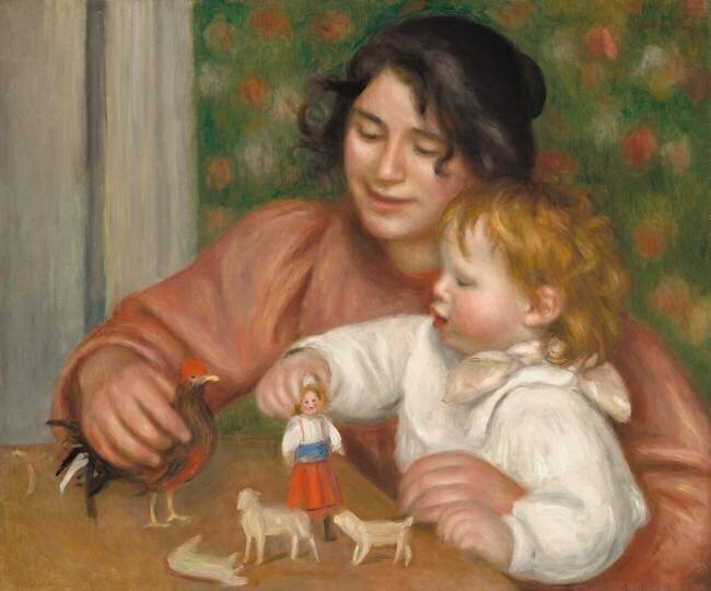Enfant avec des jouets Auguste Renoir