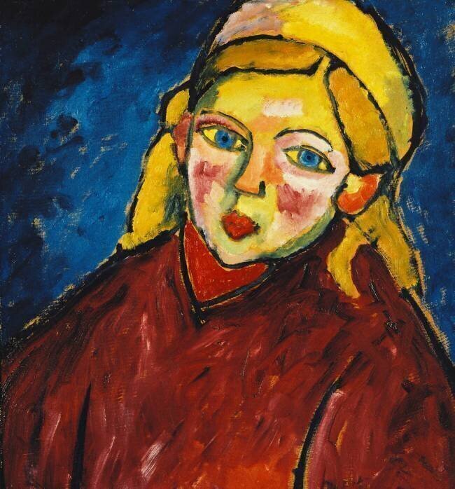 Enfant avec des Yeux Bleus Alexej von Jawlensky