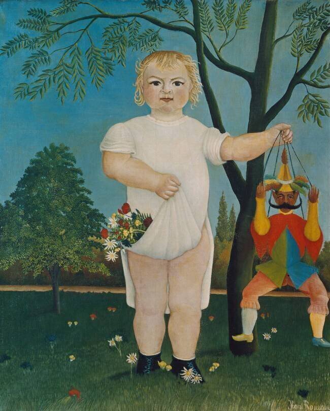 Enfant avec Pantin Henri Rousseau