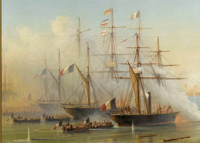 Episode de l'expédition de Cochinchine en 1859 Antoine Léon Morel-Fatio