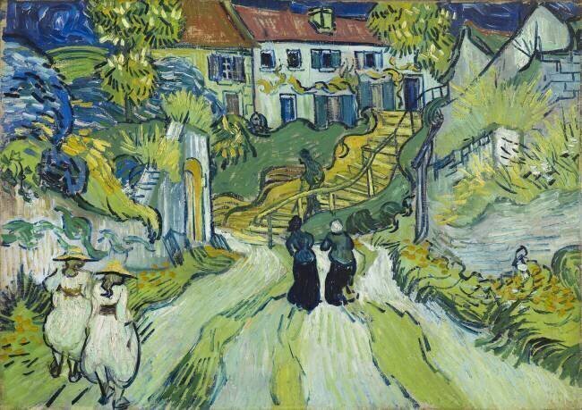 Escalier à Auvers Vincent van Gogh