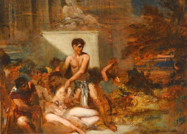Esquisse de concours Gustave Moreau