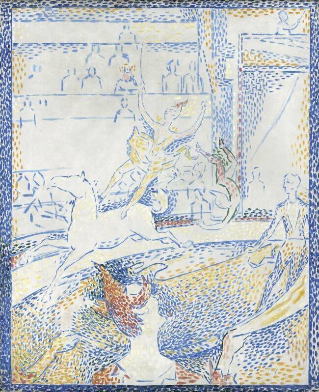 Esquisse pour "Le Cirque" Georges Seurat