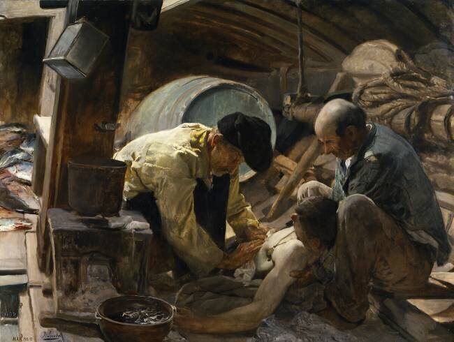 Et on dit toujours que le poisson est cher Joaquin Sorolla y Bastida