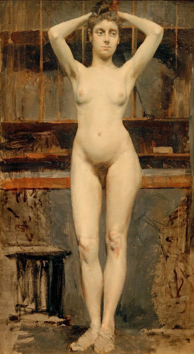 Étude de nu d'une jeune femme Akseli Gallen-Kallela