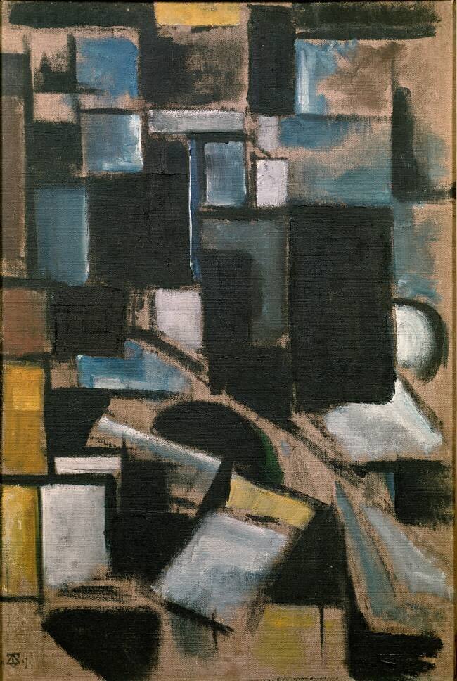 Étude pour la composition X Theo van Doesburg