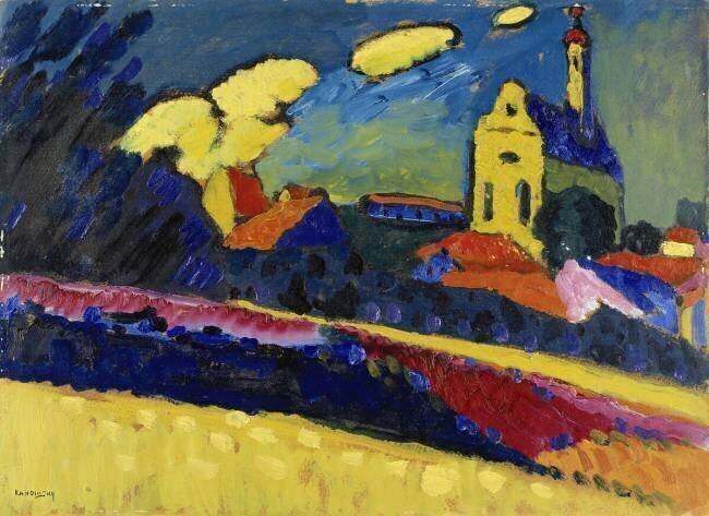 Étude pour Murnau Wassily Kandinsky