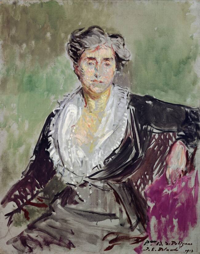 Étude pour un portrait de la princesse Edmond de Polignac Jacques-Emile Blanche