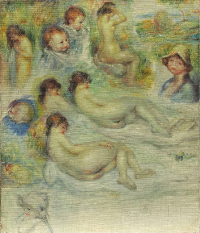 Études de Pierre Renoir Auguste Renoir