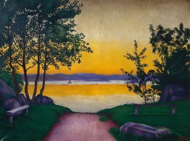 Evening atmosphere Harald Sohlberg