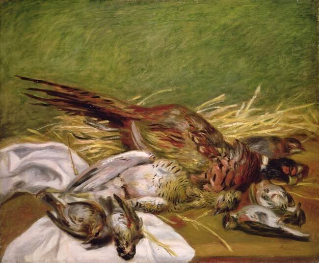 Faisan et grives Auguste Renoir