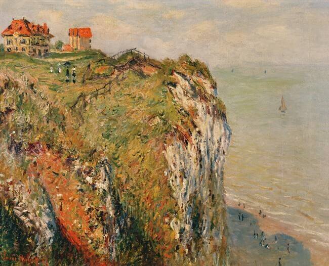 Falaise à Dieppe Claude Monet