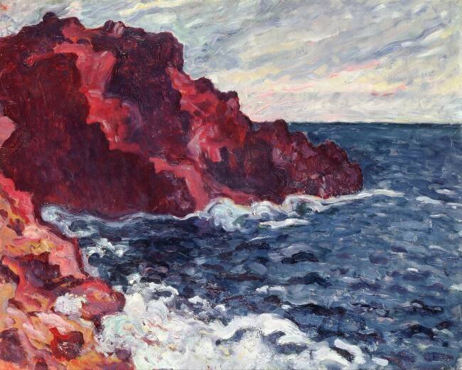 Falaises violettes Louis Valtat